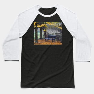 Fall Bench Baseball T-Shirt